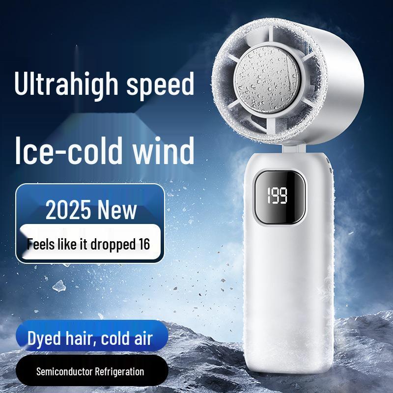 2026 High-Speed Silent Mini Fan for Dorms - Portable Summer Cooler