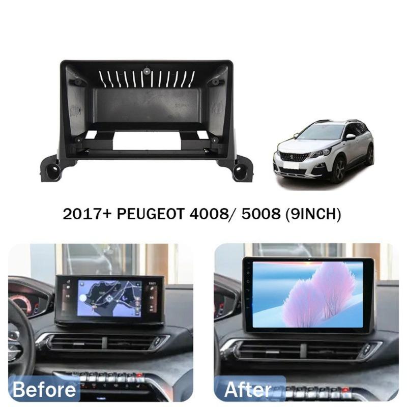 For 2018 PEUGEOT 4008 5008 9INCH Car GPS Radio Android DVD Stereo audio screen multimedia video CD player frame