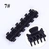 3 см длинный зажим для женщин 10 когтей черные заколки для волос 6 шт мини пластиковые шпильки аксессуары