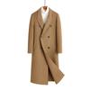Autumn and Winter Men's Handmade Double-sided Woolen Coat Youth Fashion Trend Long Woolen Coat Trench Coat Men