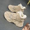 High Top Shoes for Women In Autumn and Winter, Cotton Shoes for Sports and Leisure, with Plush Snow Shoes for Women