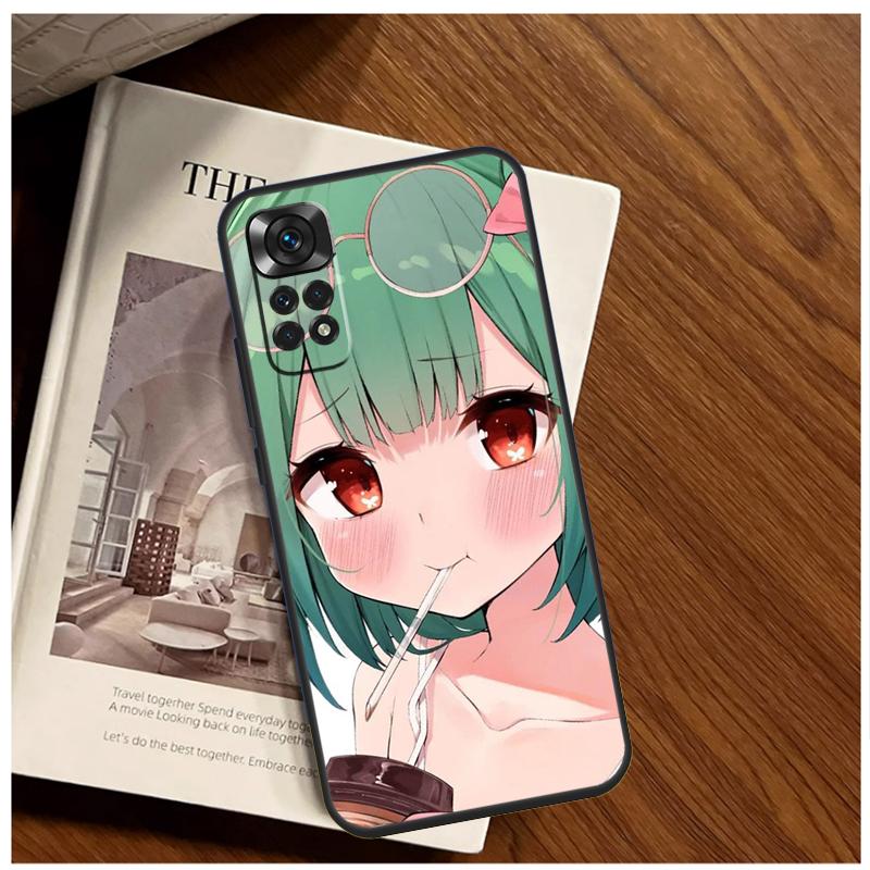 Uruha Rushia Hololive Case For Xiaomi Redmi 12 12C 13C 10C 9C Redmi Note 13 12 9 10 11 Pro 9S 10S 11S 12S Cover