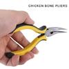 Curved Nose Pliers Tool with Labor Saving Spring Nonslip Grip Kitchen Gadget Accessories For Deboning Chicken, Duck Feet