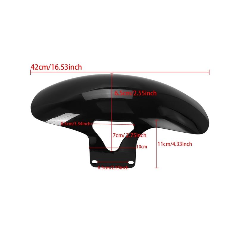 Motorcycle Gloss Black Front Fender Mudguard Cover Protector For Harley Softail M8 Fatboy FLFBS FLFB 2018-2022 2021