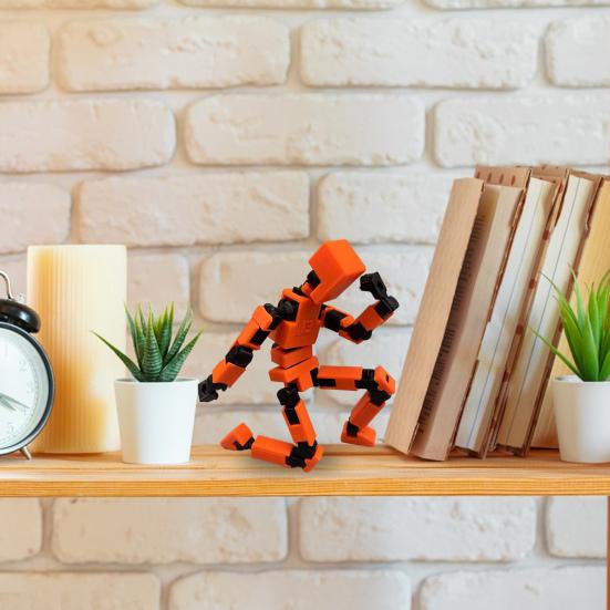 Суставное человеческое украшение, подвижные суставы с 3D-печатью, игрушка-робот с разной осанкой, человеческая фигурка, украшение для домашнего офиса и рабочего стола