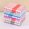 6 шт./12 шт. Современные кухонные полотенца с принтом в клетку, губки для мытья посуды, кухонные полотенца, супермягкие с высокой впитываемостью