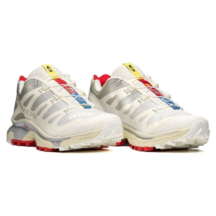 SALOMON XT 4 OG Удобные Устойчивые к истиранию Поддерживающие Низкие уличные ботинки Унисекс Бежевый Серый L47133100