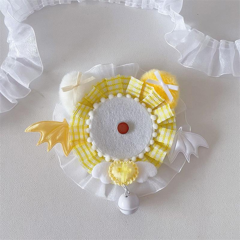 Diy Handcrafted Lace Anime Badge Holder Badge Base Itabag Pins Photo Display Bracket Ribbon Decoration For Ita Bag Ornament