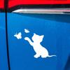 Car Accessories Decal Car Accessoriestoon Design Good Visual Effect Waterproof Funny Cat Butterfly Truck Car Accessories Sticker