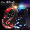 Gaming Headset Headphone for PC with Microphone with USB 3.5mm Interface LED Volume Control