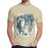 Студия Ghibli Тоторо Spirit Away Белый Дракон Хаку Футболка Модная мужская футболка с круглым вырезом на заказ Harajuku