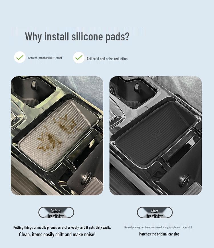 Wuling Starlight 23-24 Беспроводная зарядка Силиконовый Противоскользящий Автомобильный Коврик