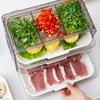 Контейнеры для хранения продуктов Поднос Органайзер для кухни Холодильник для