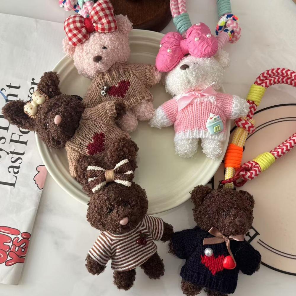 Милый мультяшный кролик кулон мягкий чучела животных брелок для женщин леди девушка