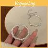 Irregular Silver Luxurious Pearl Bracelet Modern Chic Design For Occasions Special
