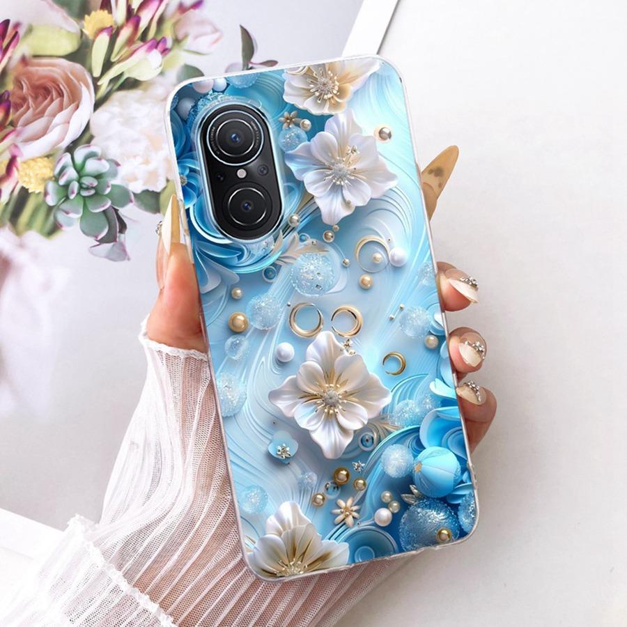 For Huawei Nova 9 SE Case JLN-LX1 Cover Butterfly Painted Silicone Soft Back Case For Huawei Nova9 Nova 9Pro Protective Shell