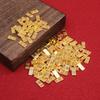 50Pcs/Set Dollhouse Miniature Gold Bars Model For Doll House Decor Kids Pretend Play Toys Gift