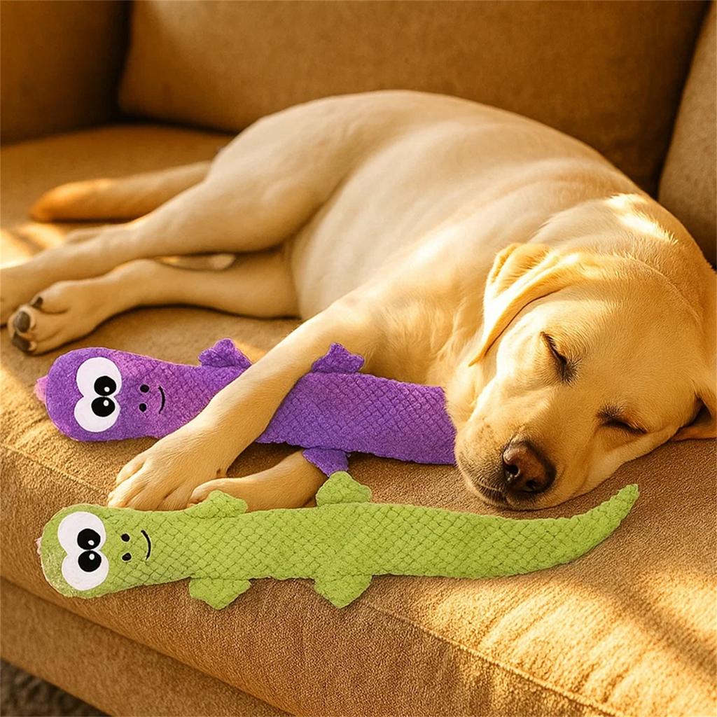 Lizard Skin Simulation Pet Teeth Cleaning Animal Shape Durablechewable Dog Toy