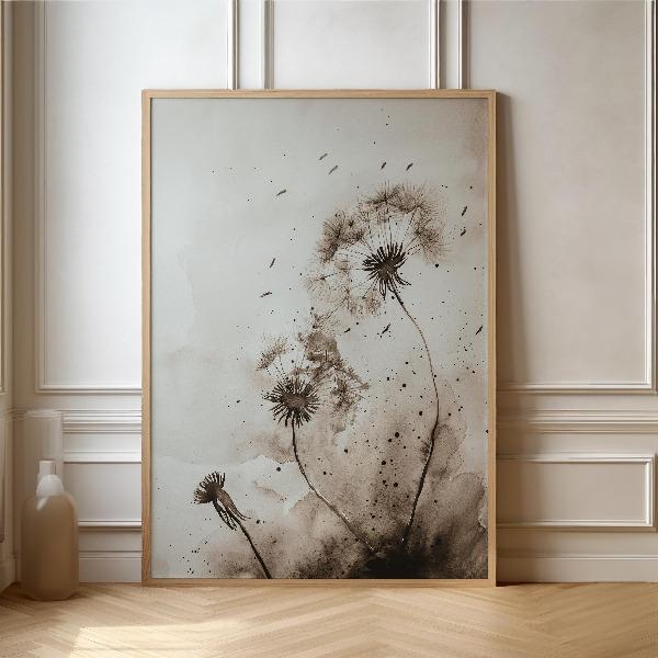 Minimalist Boho Plant Leaf Flower Poster Modern Floral Botanical Canvas Scandi Wall Art for Living Room Home Decoration