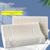 Подушка для здоровья из натурального латекса из Таиланда - Сердцевина из пены с памятью, Высокий отскок, Не сминается, Супермягкий хлопковый чехол.