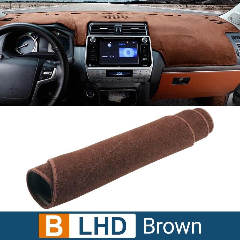 Для Toyota Land Cruiser Prado 150 FJ150 2010-2017 2018 чехол для приборной панели автомобиля, коврик для приборной панели, солнцезащитный козырек, нескользящая накладка, аксессуары