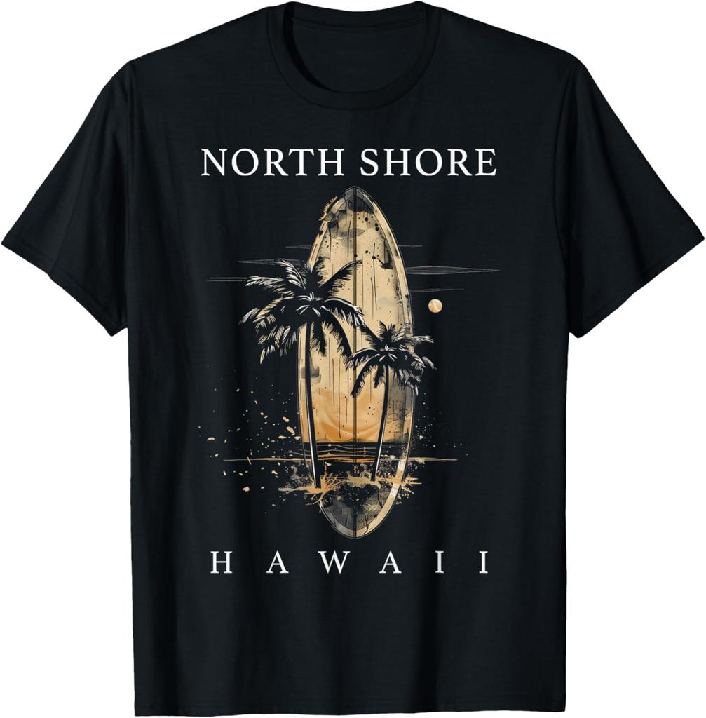 Серф Борд North Shore Гавайи Оаху Халеива Серфер Футболка