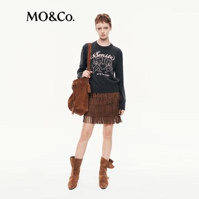 МО&Ко. Женский мультяшный свитер из 100% шерсти