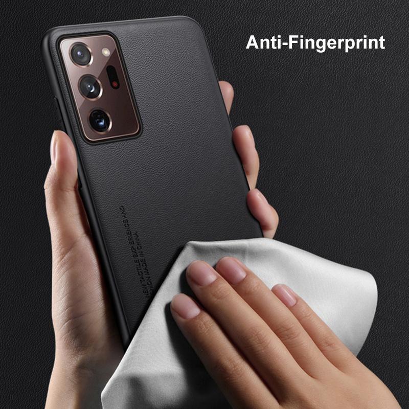 Роскошный чехол из искусственной кожи для Samsung Galaxy Note 20 Ultra, задняя крышка, матовый силиконовый защитный чехол для телефона Samsung Note20 Ultra