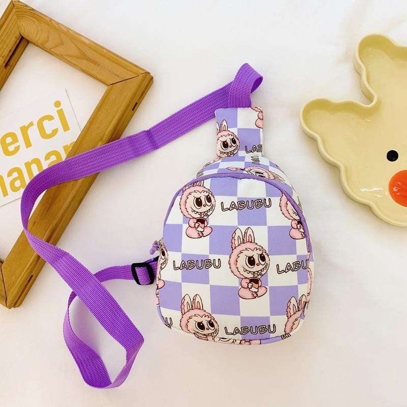 Повседневная мультяшная сумка через плечо для малышей с легким дизайном для ежедневного использования