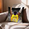 POP Basketball Player LLeBron James  Pillow Case Pattern Printed Pillowcase For Living Room Sofa Cushion Cover