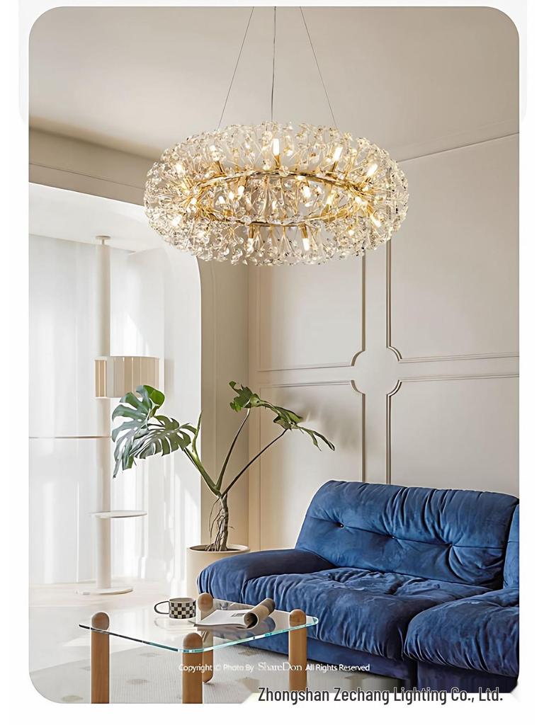 Скандинавский хрустальный подвесной светильник «Одуванчик» для гостиной, спальни и бара - Роскошное креативное освещение