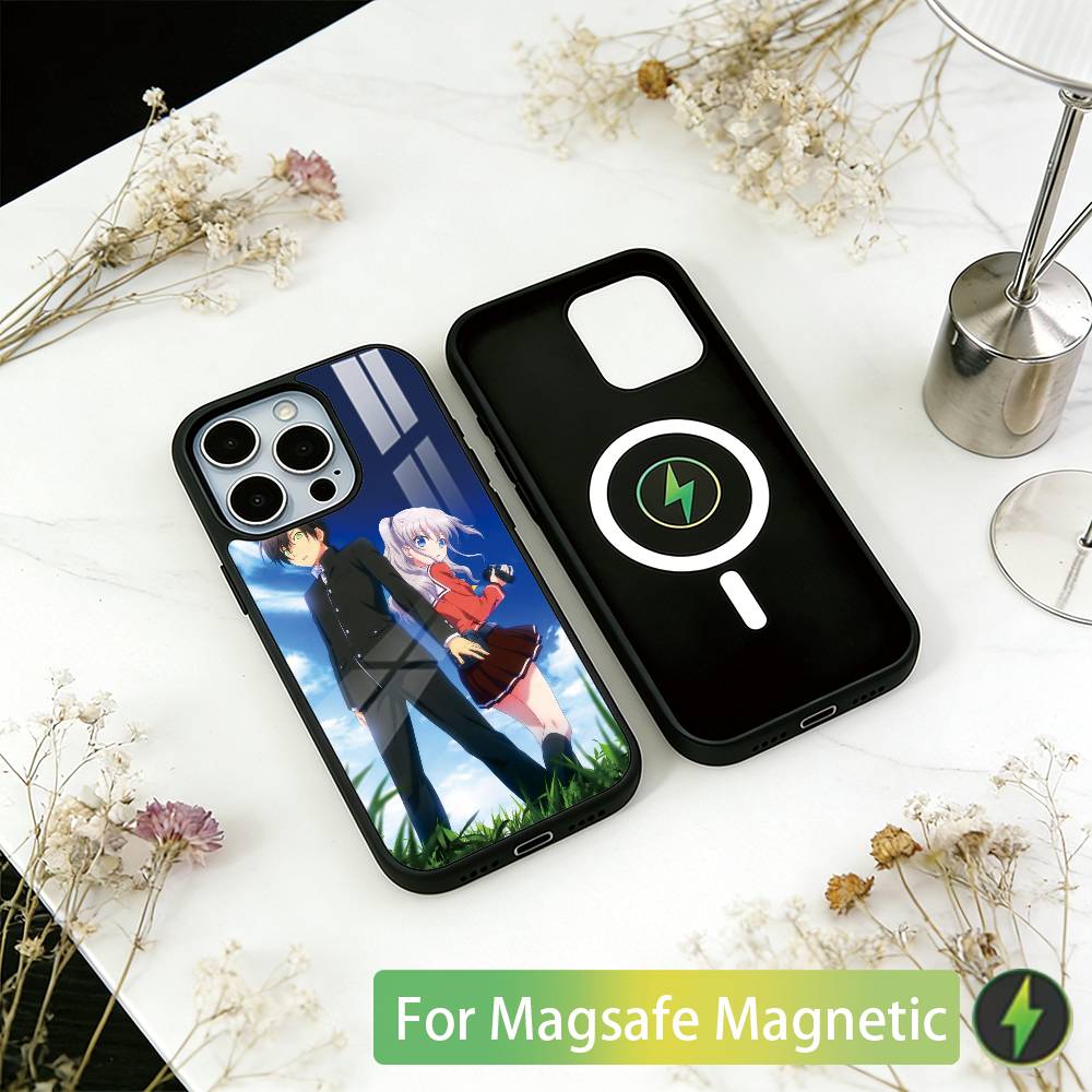 Charlotte Nao Tomori Phone Case For iPhone17,16,15,14,13,12,11 Plus,Pro Magnetic For Magsafe Wireless Charging