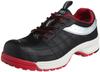 Safety Work Shoes JSAA Certified Professional Sneakers Shock Absorption MPN902 Cm [Midori Anzen] Black/Red 27.0