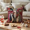 Kits T-Twisted Wonderland Vil S-Schoenheit Cushion Cover Silky Short Plush With Invisible Zipper Dustproof Sofa Pillow Cover