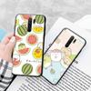 Черный чехол для Xiaomi Redmi 13C Note 9 iPhone XR 7 8 14 15 11 12 13 X XS Pro Max Samsung A25 S23 S24 FE Ultra Plus Sumikko gurashi