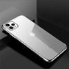 Protective Case - PROSHOP - for iPhone 12 - Soft Silicone - Chrome Edge - Silver