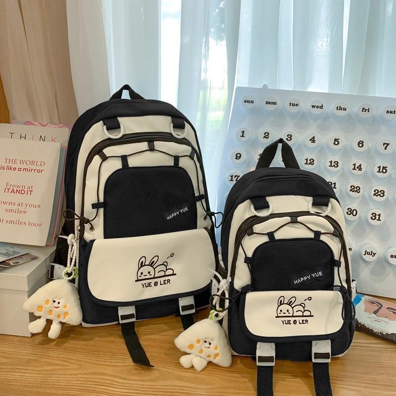Школьный рюкзак большой вместимости Новый студенческий стиль Студентка колледжа Повседневный школьный рюкзак Модный дорожный Ученик средней школы