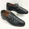 S Made In England Vintage Monk Strap Business Shoes Black Size 26.0 Men's(USED)
