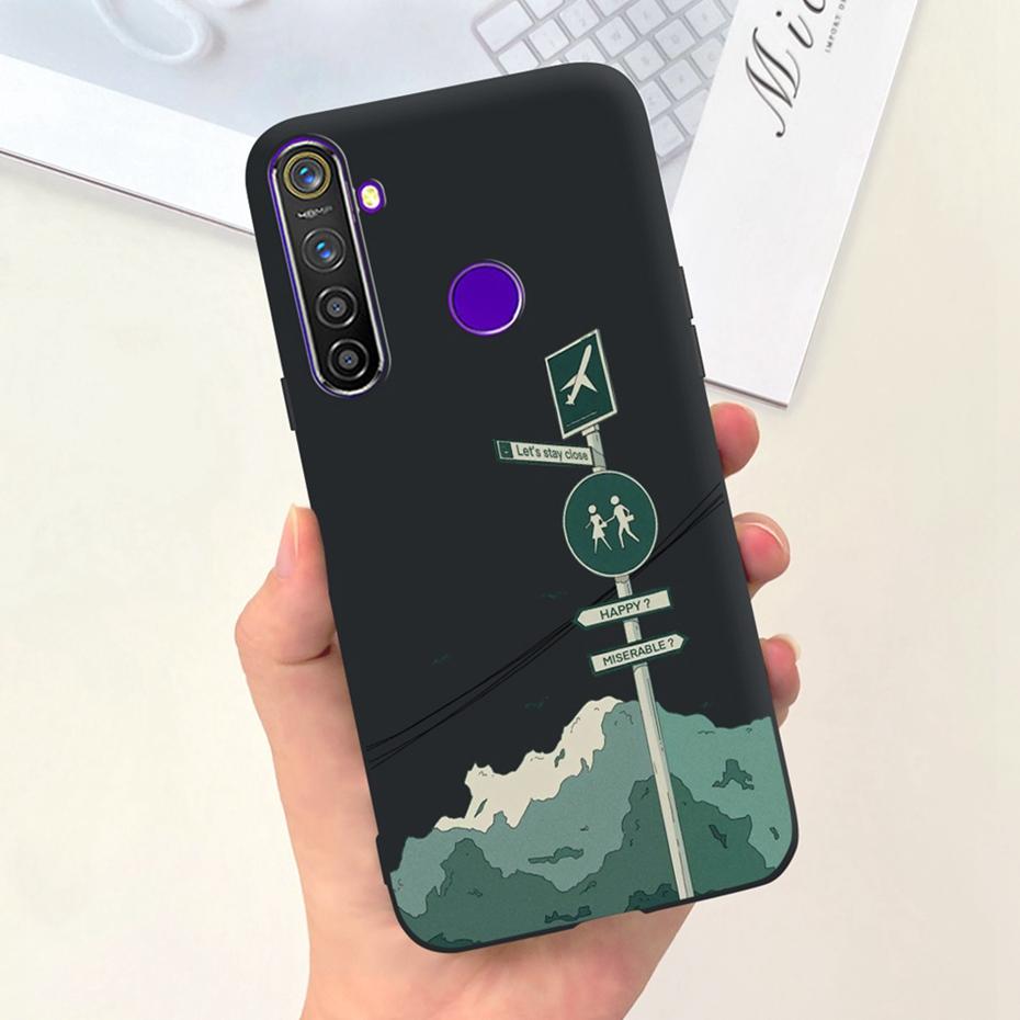 Fashion Case For Realme 5 Pro 5i 5s Soft Silicon Protective Cover For Realme5 5 i 5Pro Jelly Phone Cases