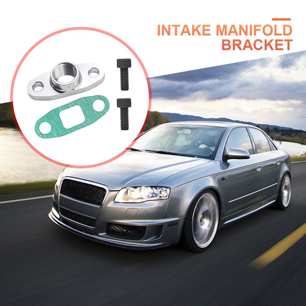 Комплект прокладок для впускного фланца подачи масла турбокомпрессора, алюминиевый фитинг 10AN для T40 T60 T70