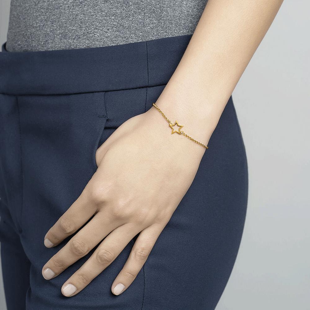 ANDYWEN Женский браслет из 100% стерлингового серебра 925 пробы, золотая цепочка с подвеской в ​​виде звезды, ручная цепочка с цирконием, 2023, роскошные изящные ювелирные изделия с фианитом