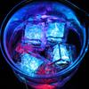 LED Flashing Glow Ice Cubes - Colorful Sensor Lights for Bars, Weddings, and Events