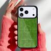Зеленый чехол для телефона с футбольным полем для iPhone 17 16 15 14 13 Pro Max Задняя крышка для 12 11 Pro Coque
