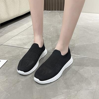 Новые туфли женские мокасины легкие прогулочные дышащие летние удобные повседневные туфли кроссовки Zapatillas Hombre Plus для пары