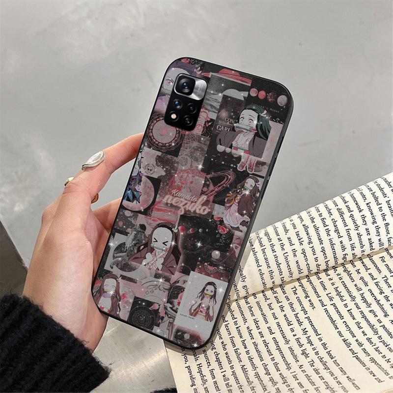 Nezuko Demon Slayer Phone Case For Xiaomi Redmi note 13 12 Pro 11S 11 10 Pro 10S 12S Redmi 10 9C 13C