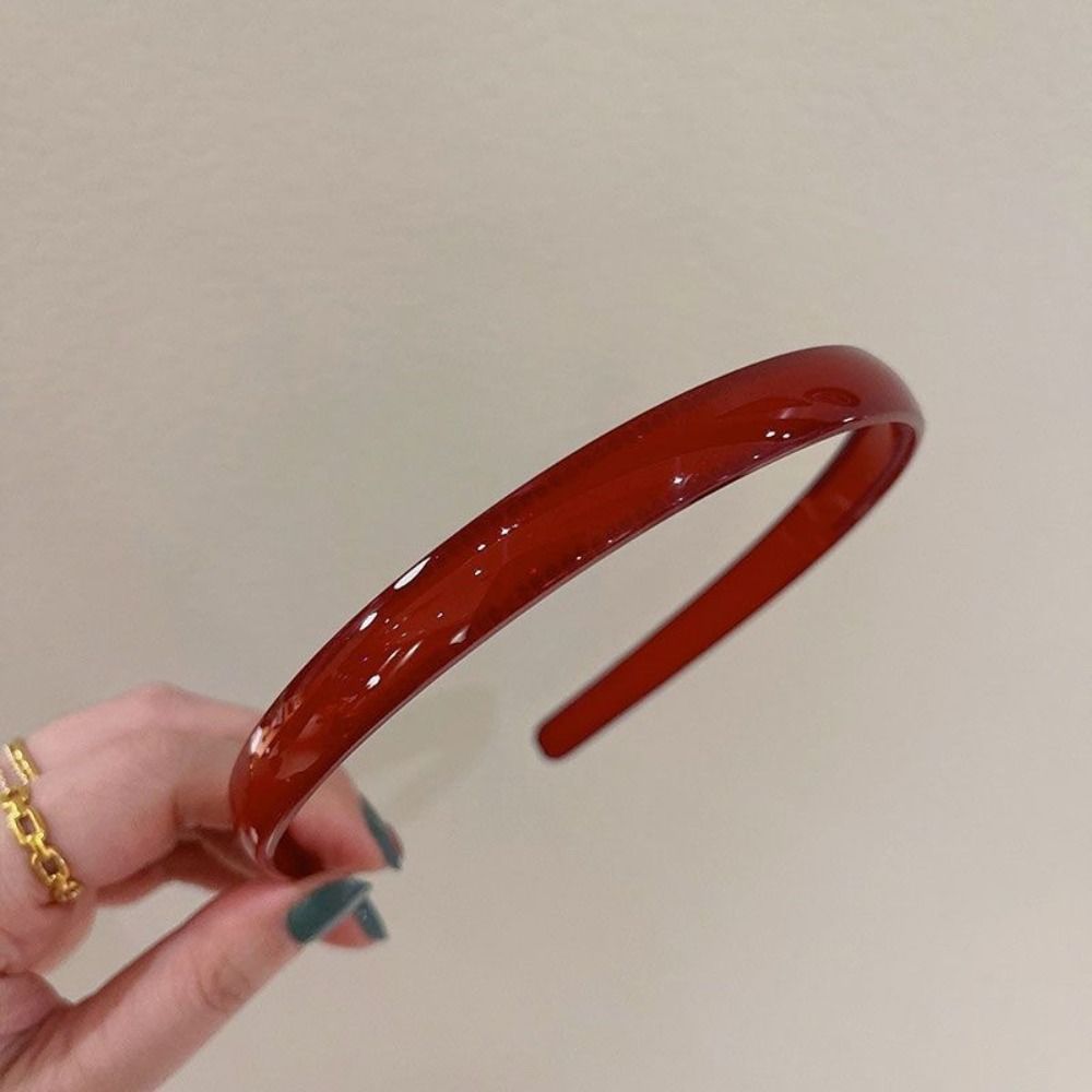 Нескользящий Желейный Обруч для Волос Зубчатый Минималистичный Корейский Ободок для Волос 2024 Новый Акриловый Ободок Мыть Лицо