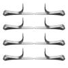 Metal Bag Clips 8X Cake Ring Clamps Dessert Ring Attachment Stainless Steel Baking Accessories For Home Kitchen Pastry Muffins