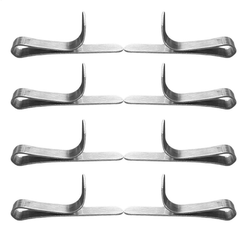 Metal Bag Clips 8X Cake Ring Clamps Dessert Ring Attachment Stainless Steel Baking Accessories For Home Kitchen Pastry Muffins