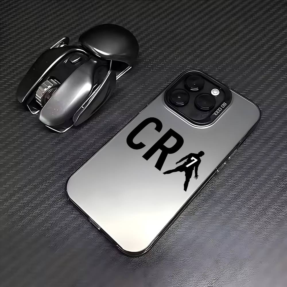 Чехол для телефона Cr7-Криштиану-Роналду для iPhone 17, 16, 15, 14, 13, 12, 11 Plus, Pro Max, Цветной Серебристый Funda Обложка