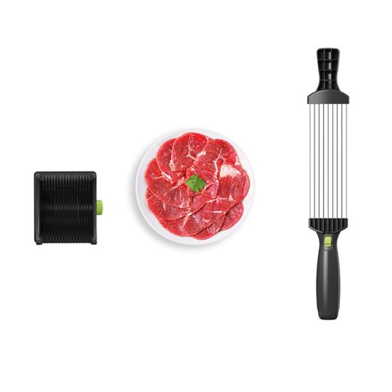 Мясорезка Freshness Meat Slicer Cleaver Регулируемая толщина Ручная мясорезка Портативный кухонный инструмент
